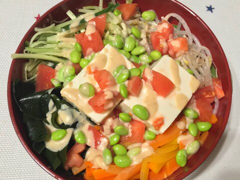超簡単! 豆腐サラダ
